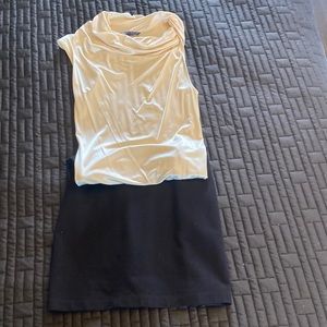 BCBG MaxAzaria size extra small. Slinky neckline and attached skirt